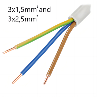 China Supplier Nyy-j 3G4.0 mm2 Insulated PVC Cable Electric Power Cable