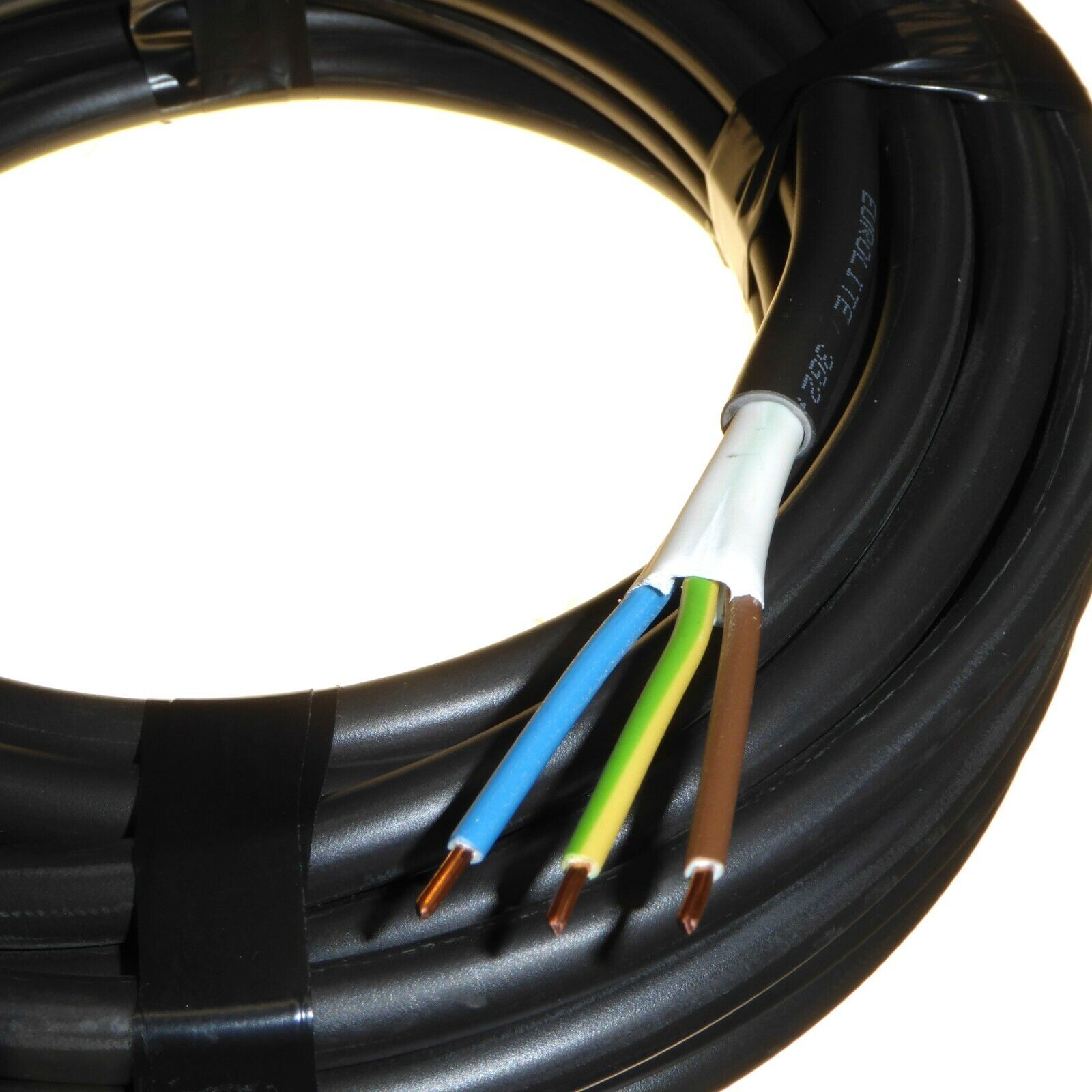 0.6/1kv NYY-J 3G4.0 mm2 Copper conductor PVC insulated PVC sheathed power cable