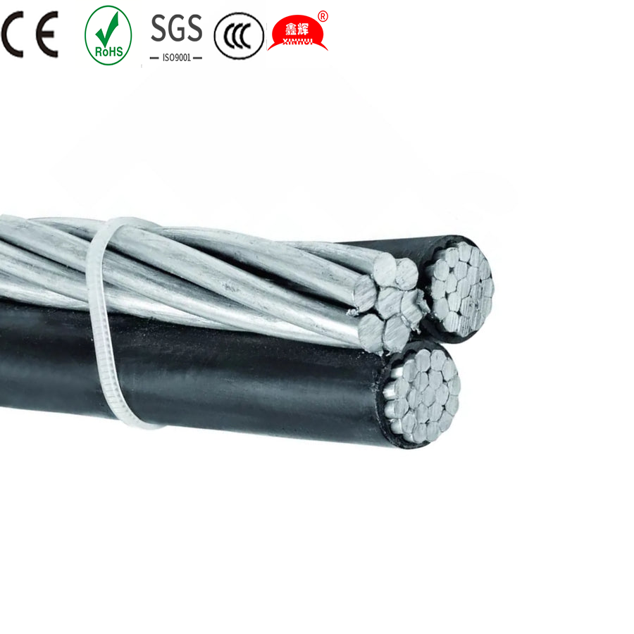 0.6/1KV 4X16mm2 XLPE Insulation ABC Aluminium Conductor Aerial Bundled Electrical Wires Cables 3 Phase Overhead Power Cable