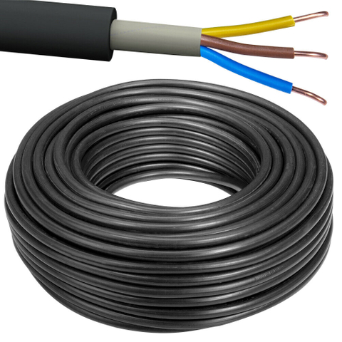 NYY-J NYY-O 3G4.0 mm2 PVC Insulated PVC Sheathed 0.6/1kV Power Cable Under Standard IEC 60502-1