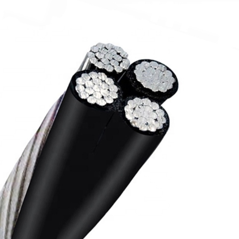 Overhead Twisted 4X25mm2 Abc Aluminum Aerial Power Cable Electric Wire Street Lights ABC Cable