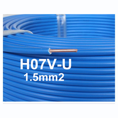  H07V-U 1.5mm2 Solid Copper PVC Insulated Building Wire BV Electric wire