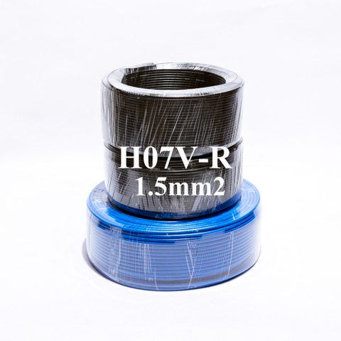 3C National Standard Stranded Copper Wire H07V-R Multi-strand Pure Oxygen-free Copper 1.5mm2 Electrical Wire Cable