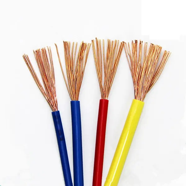 450/700 Volts 100% Pure Copper Single Core BVR 2..5 Mm2 Stranded Copper Wire PVC Insulation House Wiring Cables