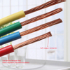 Electric Wire Manufacturer Plant Heat Resistant Copper Conductor PVC Insulated Electrical Cable Wire