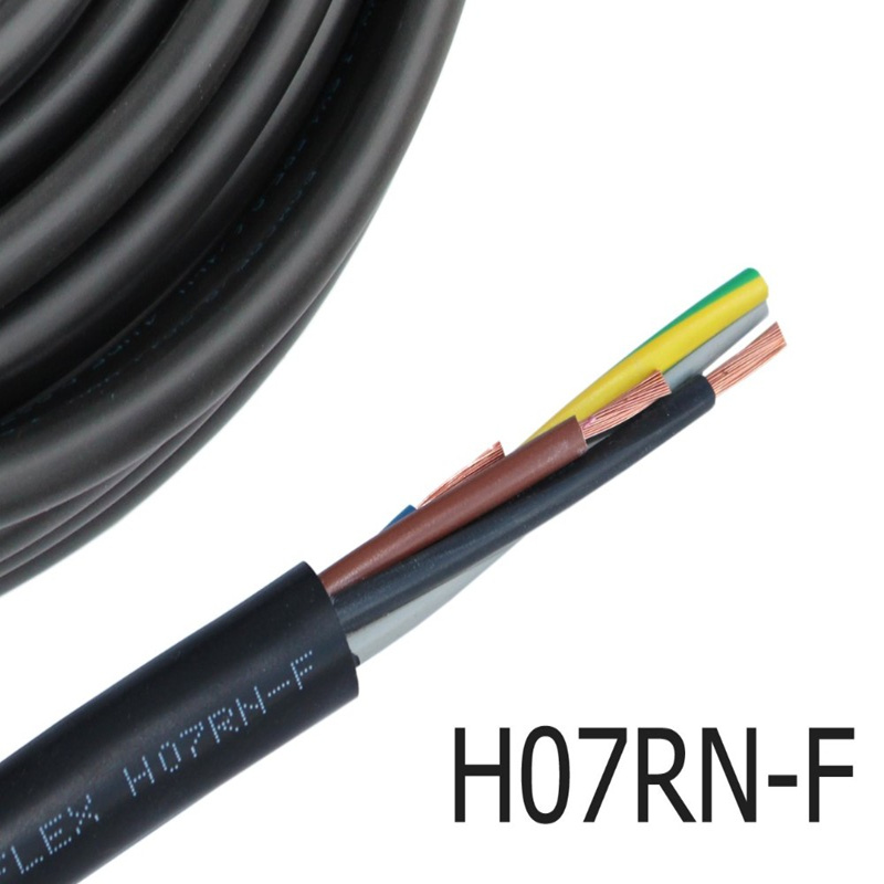 H07RN-F 3X1.5 3X2.5 3X4mm2 HEPR Flexible Flat Rubber Submersible Pump Cable