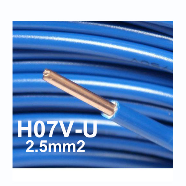 H07V-U 2.5 Mm Pure Soild Copper Single Core Electrical Wire Cable For Home Wiring