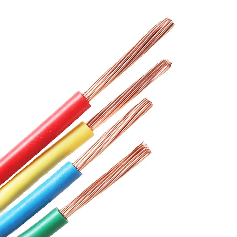 Copper Wire Bv/bvr100% Pure Copper  1.5 Mm 2.5mm 4mm 6mm 10mm House Wiring Electrical Cable Pvc Wireprice Building Wire